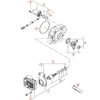 VAG NAUJAS ORIGINALUS AUDI VOLKSWAGEN HALDEX PRIMER PUMP GASKET KIT 0AY598305