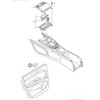 VAG Naujas originalus AUDI VOLKSWAGEN kairysis galinis durų juodas peleninė 4G8857405A6PS OEM