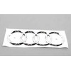 VAG Naujas originalus AUDI žiedų \"AUDI\" emblemos ženkliukas galiniam bagažinei 8T0853742B 2ZZ OEM