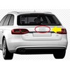 VAG Naujas originalus AUDI žiedų \"AUDI\" emblemos ženkliukas galiniam bagažinei 8T0853742B 2ZZ OEM