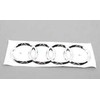 VAG Naujas originalus AUDI žiedų \"AUDI\" emblemos ženkliukas galiniam bagažinei 8T0853742B 2ZZ OEM