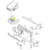VAG Naujas originalus VOLKSWAGEN E-GOLF MK7 variklio dangtis juodu apvadu 5GE806441 OEM