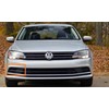 VAG NAUJAS ORIGINALUS VOLKSWAGEN JETTA A6 PRIEKINIS BAMPERIS APATINIS GROTELĖS SATINO Juodas DEŠINĖS PUSĖS