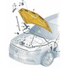 VAG Naujas originalus Volkswagen Passat 2016-2019 priekinis variklio dangtis paruoštas dažymui 561823031F OEM