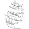 VAG Naujas originalus Volkswagen Passat B8 priekinis bamperio kairysis laikiklis 3G0807049 2015 OEM