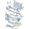 VAG Naujas originalus VOLKSWAGEN Phaeton priekinis bamperis apatinė grotelė kairė 3D0853665J3FZ OEM