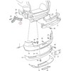 VAG NAUJAS ORIGINALUS VOLKSWAGEN TIGUAN 12-17 GALINIS BAMPEKAS K/S KAIRĖS PUSĖS LAIKIKLIS 5N0807393E