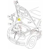 VAG Naujas originalus Volkswagen Touareg 2003-2010 priekinis variklio dangčio pakėlimo strypas 7L6823359B OEM
