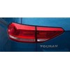 VAG Naujas originalus VOLKSWAGEN Touran chromuotas bagažinės dangčio ženklelis 1T0853687C739