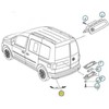 VAG NAUJAS ORIGINALUS VW CADDY 16-17 GALINIS BUFERIS KAIRĖS PUSĖS ATSPINDYS 2K5945105D