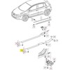 VAG Naujas originalus VW GOLF (09-13) kairės pusės durų slenksčio apdailos juostos 1K4853371E82V OEM