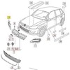 VAG NAUJAS ORIGINALUS VW POLO 10-14 PRIEKINIS BUFERIS DEŠINĖS PUSĖS GROTELIŲ APDAILA JUODA 6R0853666C 9B9