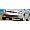 VAG NAUJAS ORIGINALUS VW POLO 2010-2014 PRIEKINIS BAMPERIS APATINIS GROTELĖ Juodas SU CHROMO APDAILAI