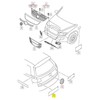 VAG NAUJAS ORIGINALUS VW TIGUAN CHROMO TIGUAN BAGAŽINĖS DANGTIS ŽENKLAS EMBLEMA 5N0853687A 739