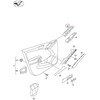VAG Naujas originalus VW TIGUAN vairuotojo pusės lango valdymo jungiklio rėmelio dangtelis 5N186725581U