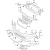 VAG Naujas originalus VW Transporter 03-10 priekinis centrinis groteles satino juodos spalvos 7H5853653 OEM