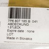 VAG NAUJAS VW TOUAREG 15-18 PRIEKINIS BAMPERIS K/S KAIRĖS TRAUKIMO KABLIUKO AKIŲ DANGTELIS DVI DALYS