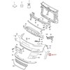 VAG NAUJAS VW TOURAN 1T KAIRĖS PRIEKINĖS APATINĖS RATO ARKOS DANGTIS 1T0805583A9B9 ORIGINALUS
