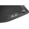 VAG NAUJI ORIGINALŪS AUDI A8L S8 2019- PRIEKINIAI JUODI GUMOS VISŲ ORŲ GRINDŲ KILIMĖLIAI LHD
