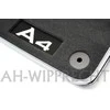 VAG NAUJOS ORIGINALIOS AUDI A4 01-09 PRIEKINĖS PREMIUM JUODOS TEKSTILĖS GRINDŲ MATS LHD 8E1061275P