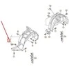 VAG OEM AUDI A3 8V PRIEKINIŲ DEŠINIŲ RATŲ KORPUSO APDAILA 8V0821172J ORIGINALI