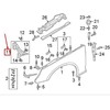 VAG OEM AUDI A4 B9 PRIEKINE DEŠINĖS KAPOTĖS STIPRINIMO JUOSTA 8W0821136C ORIGINALI