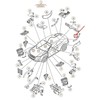 VAG OEM AUDI A5 8T GALINIS KAIRĖS DANGTIS VERSLO VADOVO DALIS 8T8971821A01C ORIGINALI