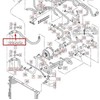 VAG OEM AUDI Q7 4L VARIKLIO AUŠINIMO RADIATORIAUS ŽEMAS ŽARNAS PIPE 7L0122051C ORIGINALUS 2015