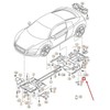 VAG OEM AUDI R8 42 GALINĖ CENTRINĖ KĖBULO APDAILA 420825201C ORIGINALI