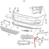 VAG OEM VW GOLF MK7 PRIEKINIO BUFERIO KAIRĖS PUSĖS VENTILIACINĖ GROTELĖ 5G0807027041 ORIGINALI