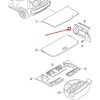 VAG OEM VW UP BAGAŽO SKYRIAUS GRINDŲ DEŠINIO MONTAVIMO BLOKAS 1S0858832F82V ORIGINALUS