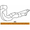 VAG ORIGINAL Gidas skyrius kairėje OEM AUDI Audi A3 Cabriolet 8V5807183