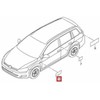 VAG ORIGINAL Juodas matinio aliuminio ALLTRACK ženklelis OEM VW 5G9853688ALFG
