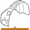 VAG ORIGINAL Ratlankio apdaila kairė OEM AUDI A4 Avant S4 8E 8E0821171F