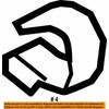 VAG ORIGINAL Užrakto juosta AUDI A4 allroad quattro Avant S4 A5 S5 kabrioletas 8K0129797