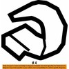 VAG ORIGINAL Užrakto juosta AUDI A4 allroad quattro Avant S4 A5 S5 kabrioletas 8K0129797