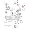 VAG Originali apsauginė kepurė kairė AUDI A6 Avant S6 quattro 4GC 4GD 4G0941159C