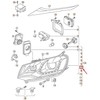 VAG Originali dangtelio dangtelis kairėje VW Touareg 7P5 7P0941607B