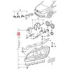 VAG Originali dangtelio kepurė VW Golf R32 GTI Rabbit Jetta Variant 1K1 1K2 1K5 1K6941627A
