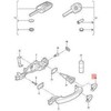 VAG Originali durų spynos dangtelis VW Beetle Cabrio Cabriolet Bettle 5C18378793FZ