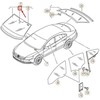 VAG Originali laikymo plokštė vidiniam veidrodėliui VW SEAT SKODA Cc E-Golf 7N0845543A