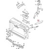 VAG Originali šoninė dalis kairiojo viršutinio ratų gaubto VW Scirocco 1K8809145