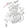 VAG Originalus apdailos elementas numerio ženklui AUDI A4 Avant S4 Quattro A6 8E0827113C1P9