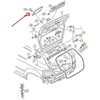 VAG Originalus apdailos elementas numerio ženklui AUDI A4 Avant S4 Quattro A6 8E0827113C1P9