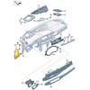 VAG Originalus AUDI A4 A5 Interjero Priekinis Panelis Dangtelis Kairėje Soul Juodas 8W0857085C4PK
