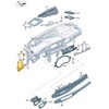 VAG Originalus AUDI A4 A5 Interjero Priekinis Panelis Dangtelis Kairėje Soul Juodas 8W0857085C4PK