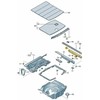 VAG Originalus AUDI A4 Avant S4 quattro RS4 8W2 8W5 Dangtelio apdaila juoda 8W9861827FGW8