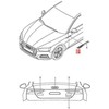 VAG Originalus AUDI A5 S5 kabrioletas kupė sportback Audi Sp. apdaila dešinė 8W6853602GT94