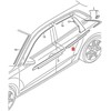 VAG Originalus AUDI lango tarpiklis su apdailos juostele aliuminio matinio 8V5853763E1L1