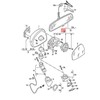VAG Originalus AUDI R8 422 423 427 429 Išorinio veidrodžio tvirtinimas elektrinis 42B857410